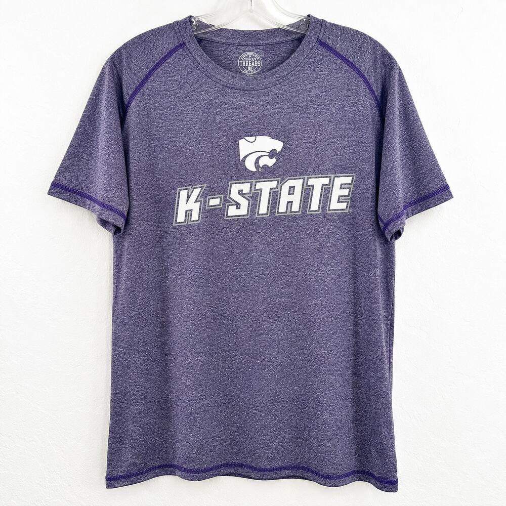 Rivalry Threads Kansas State Wildcats K-State Purple Performance T Shirt Medium